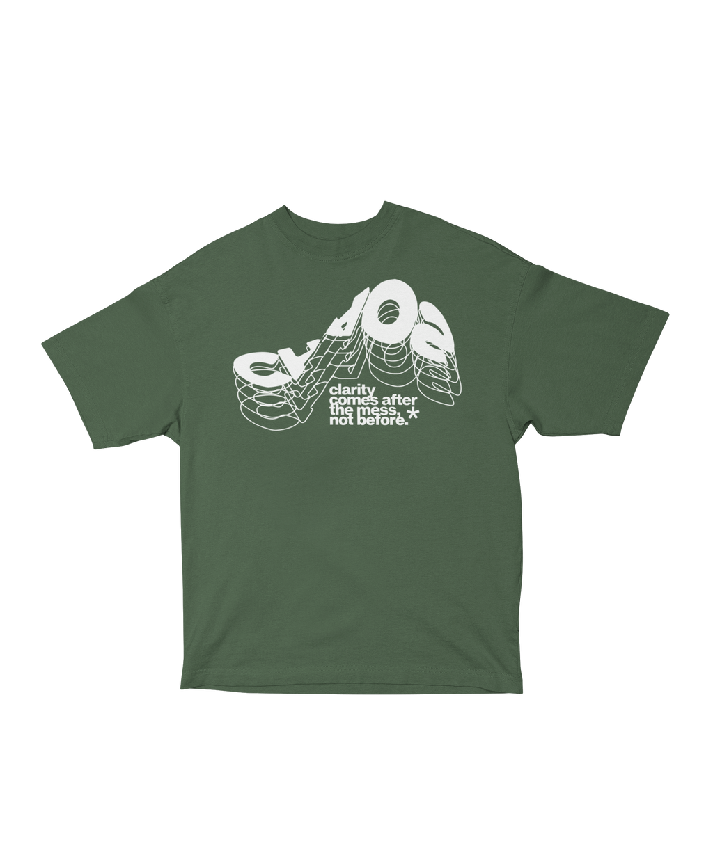 CHAOS CLARITY OVERSIZED T-SHIRT