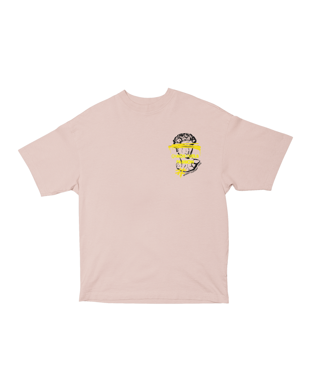 CHAOS FUEL PASSION OVERSIZED T-SHIRT