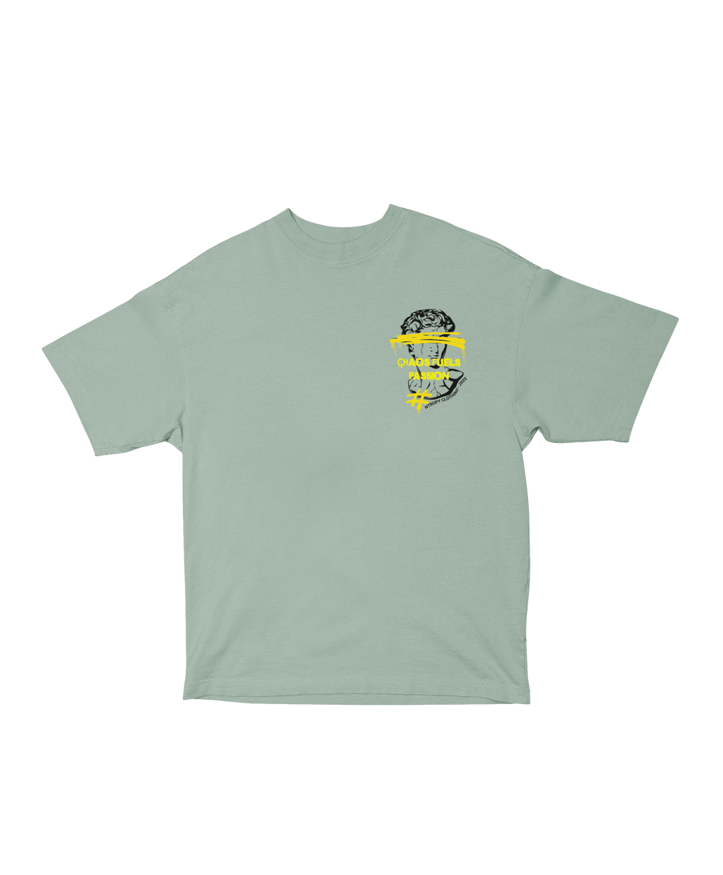 CHAOS FUEL PASSION OVERSIZED T-SHIRT