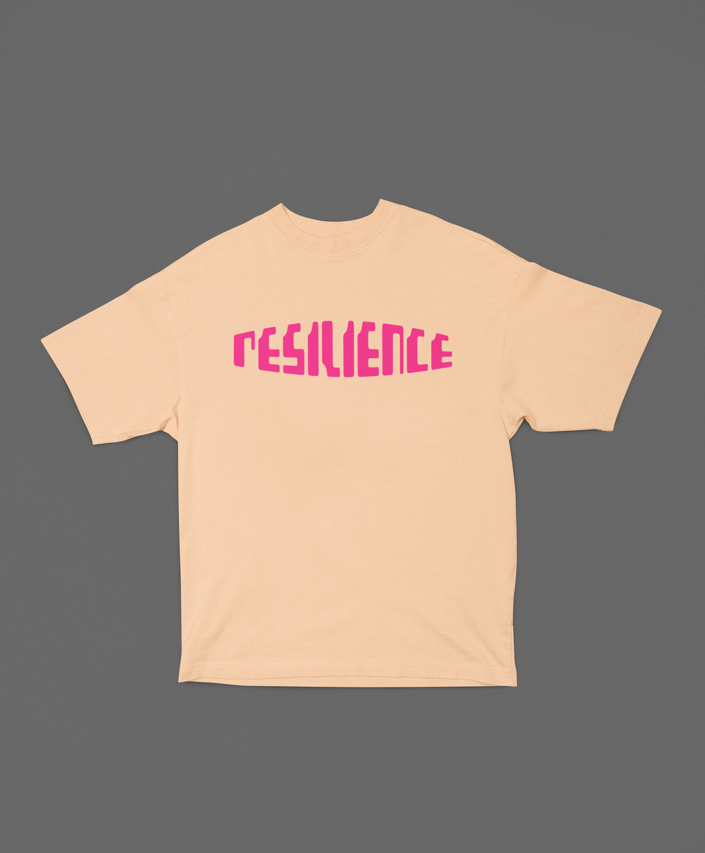 RESILIENCE CACTUS PEACH OVERSIZED T-SHIRT