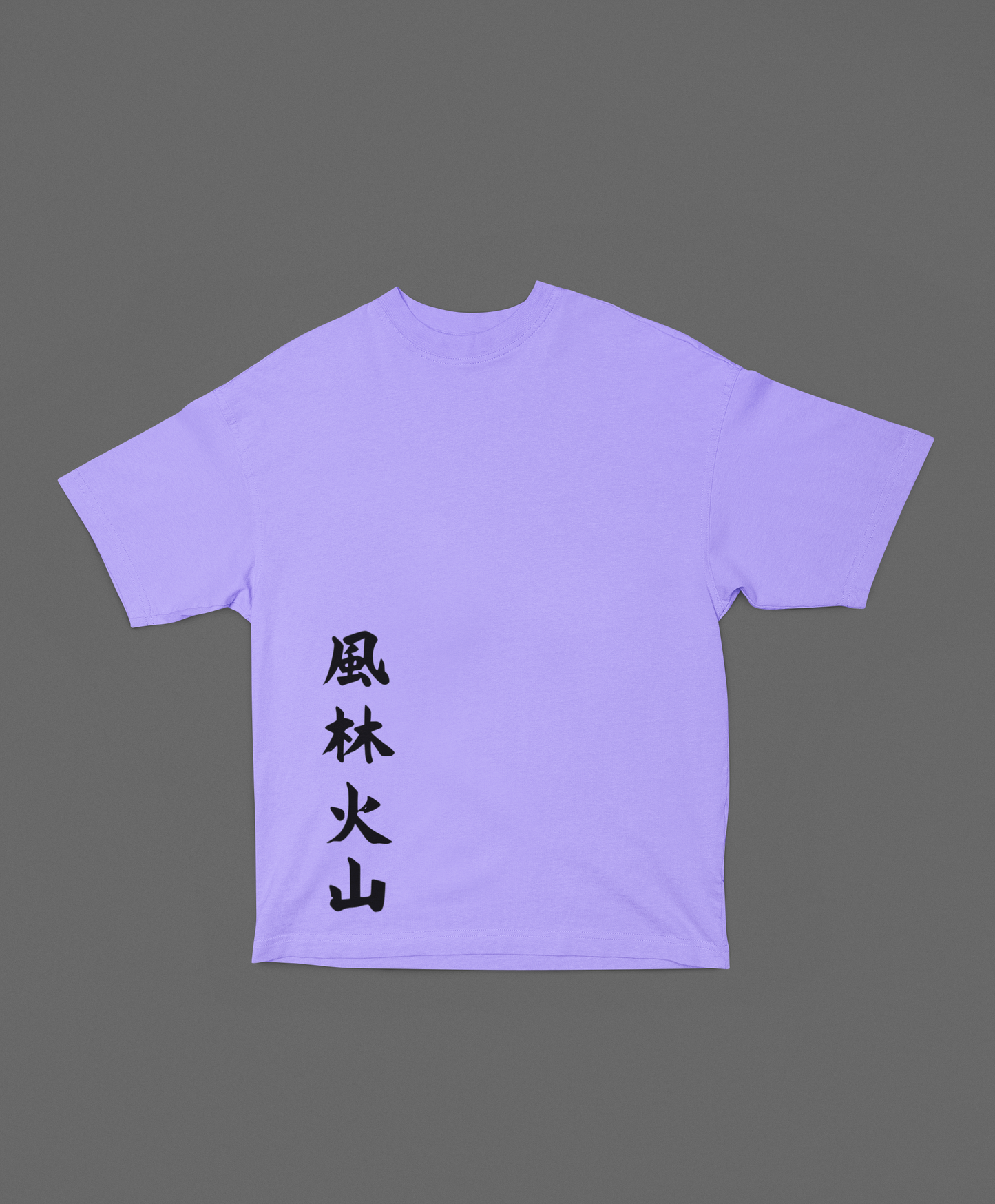 FURINKAZAN ONNA MUSHA LAVENDER OVERSIZED T-SHIRT