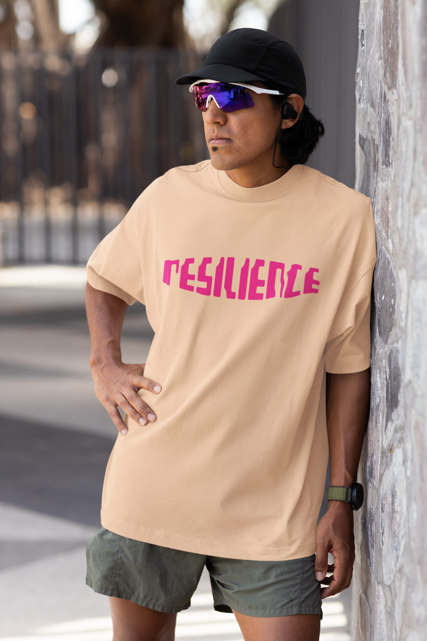 RESILIENCE CACTUS PEACH OVERSIZED T-SHIRT